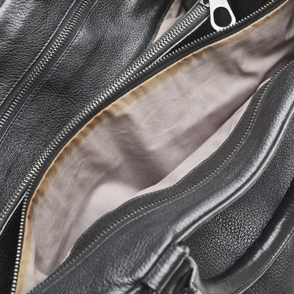 Bottega Veneta black leather business bag - Picture 9 of 10